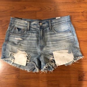 Vintage hi-rise festival jean shorts